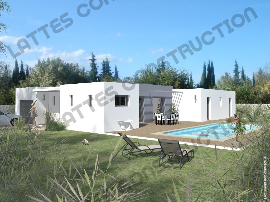 Construction - Constructeur - Batisseur - Maison architecte - Toit Terrasse - Plan personnalisable - Maison sur plans 